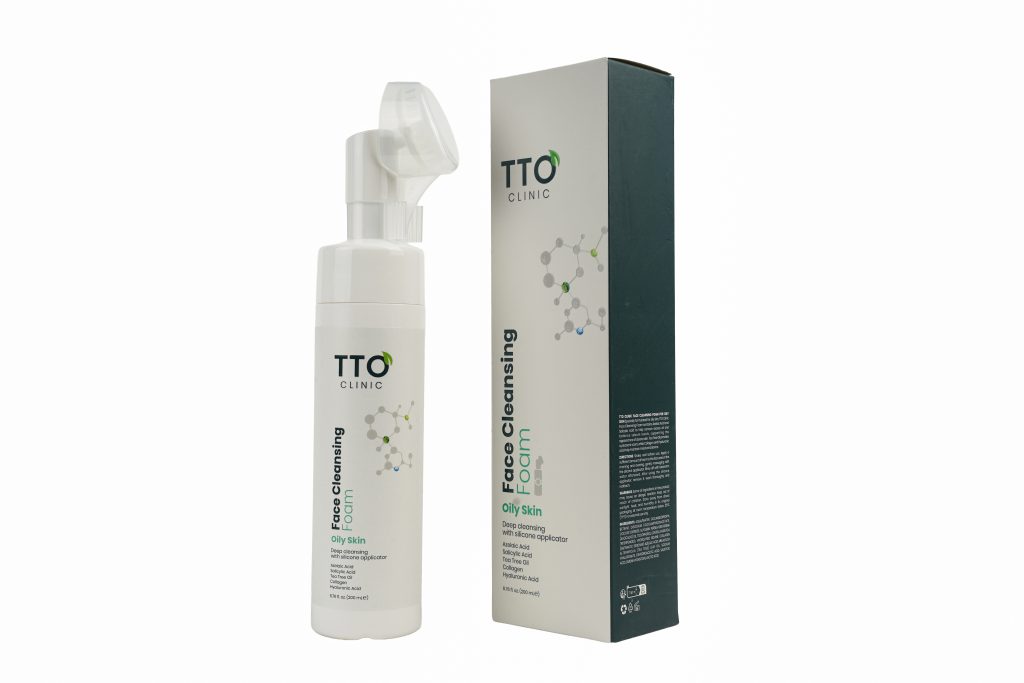 TTO CLINIC FACE CLEANSING FOAM FOR OILY SKIN, 200 ML